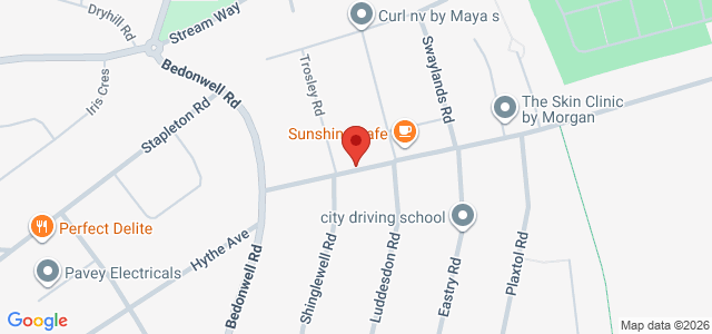 Map showing House of Spice in Belvedere